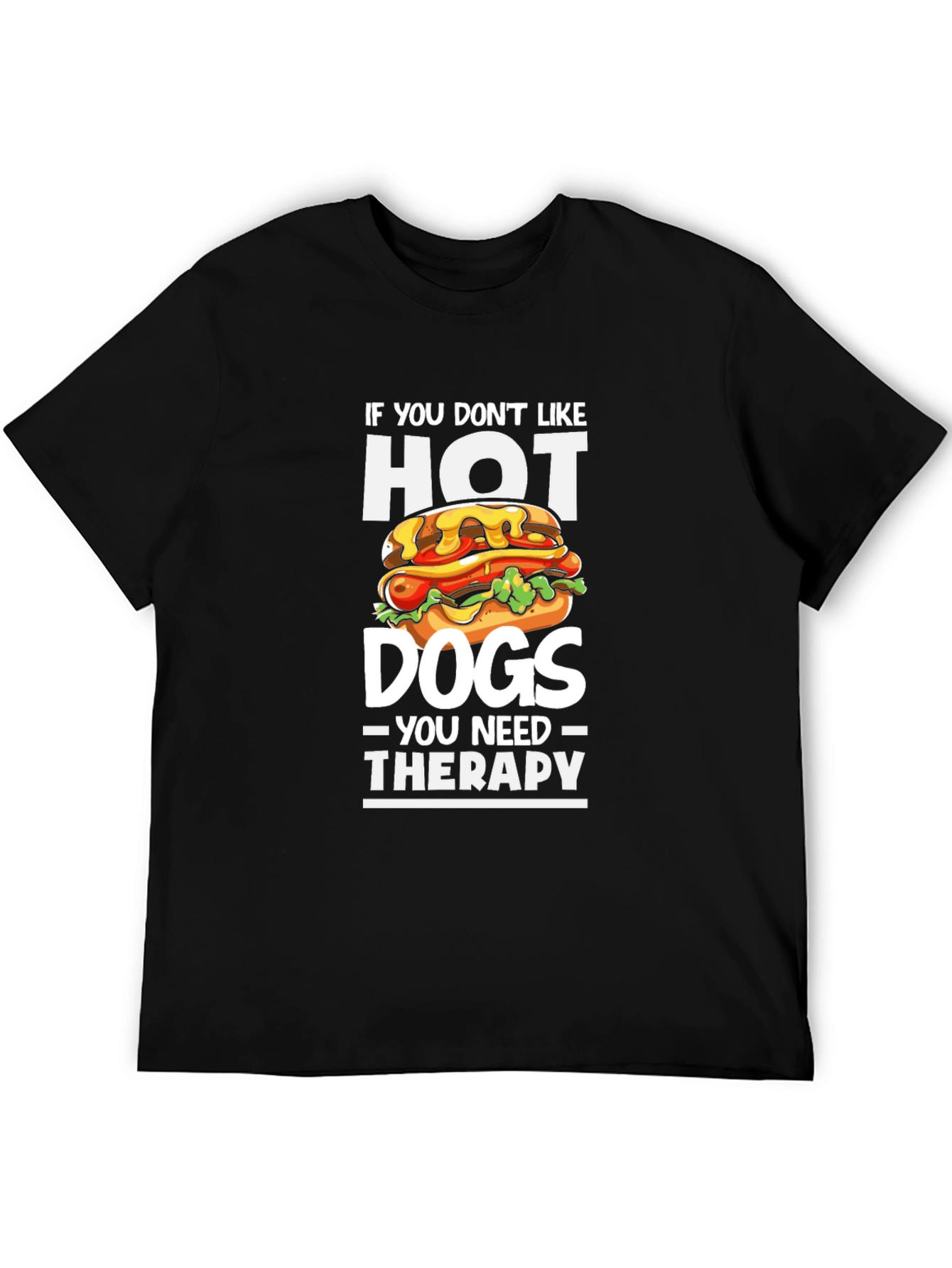 Hot Dog Lover Therapy Tee