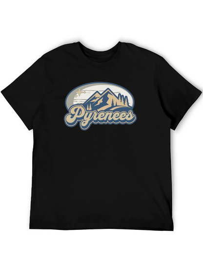 Pyrenees Mountain T-Shirt - Black