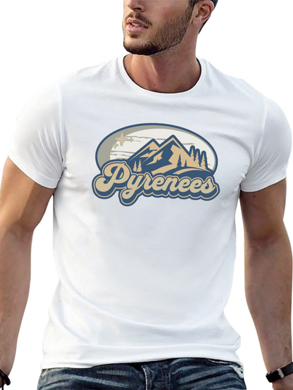 Pyrenees Mountain T-Shirt - Black