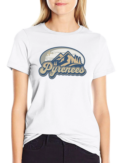 Pyrenees Mountain T-Shirt - Black