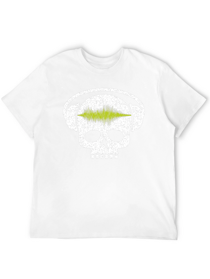 Skull DJ Headphone T-Shirt - Music Lover Tee