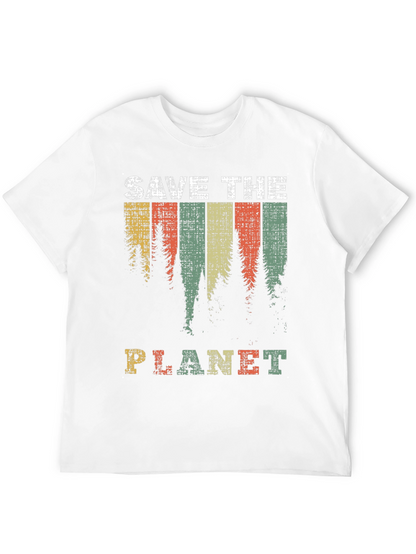 Save The Planet Retro Graphic T-Shirt