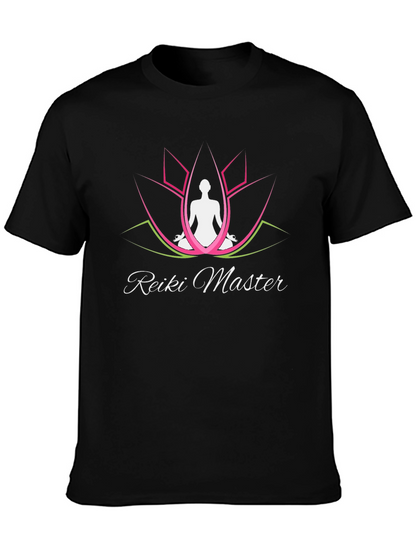 Reiki Master Lotus T-Shirt Meditation Zen Design
