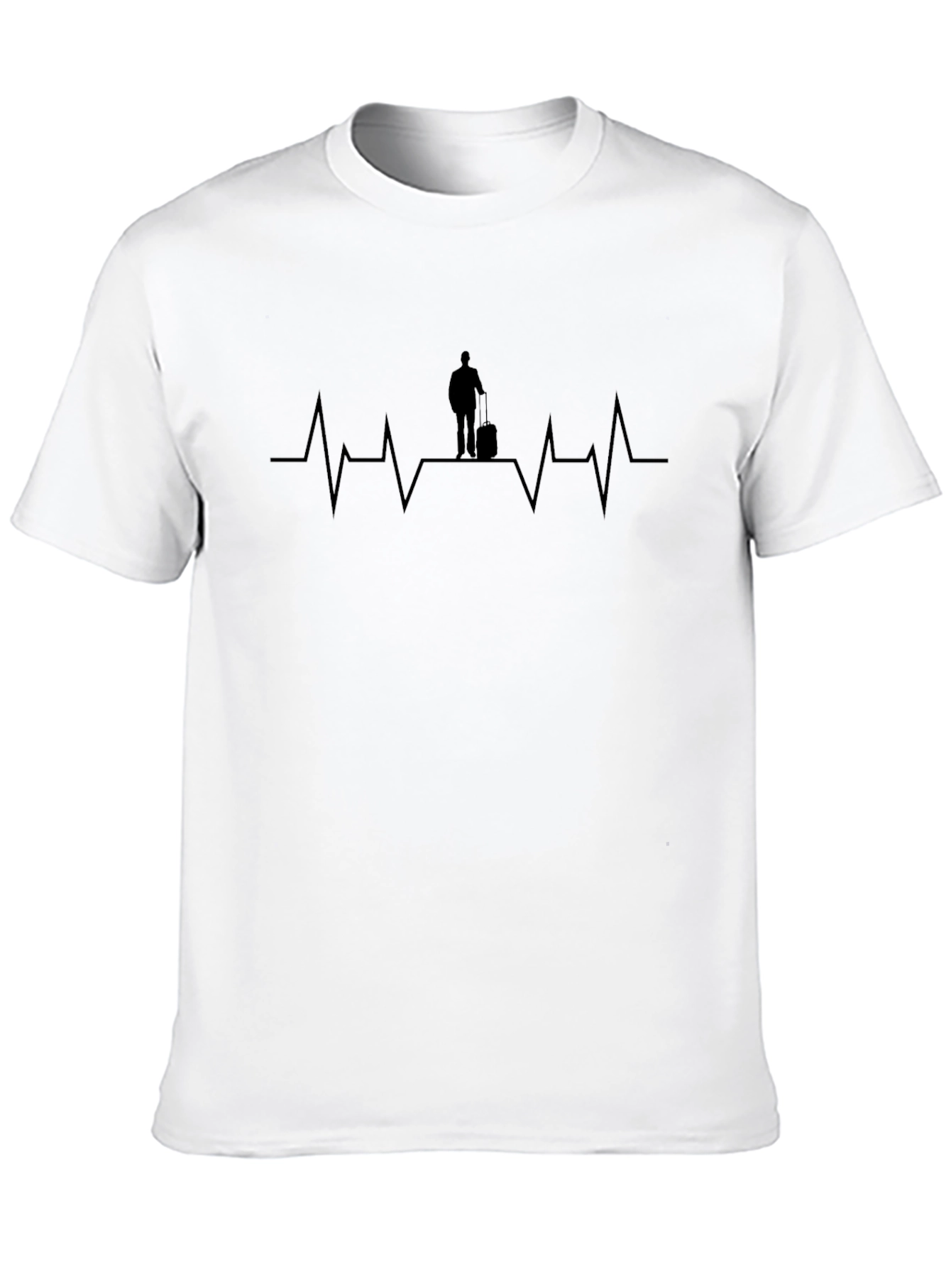 Travel Heartbeat T-Shirt - Stylish Traveler Tee