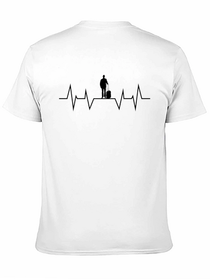 Travel Heartbeat T-Shirt - Stylish Traveler Tee