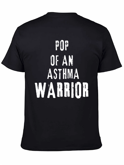 Pop of an Asthma Warrior T-Shirt - Black