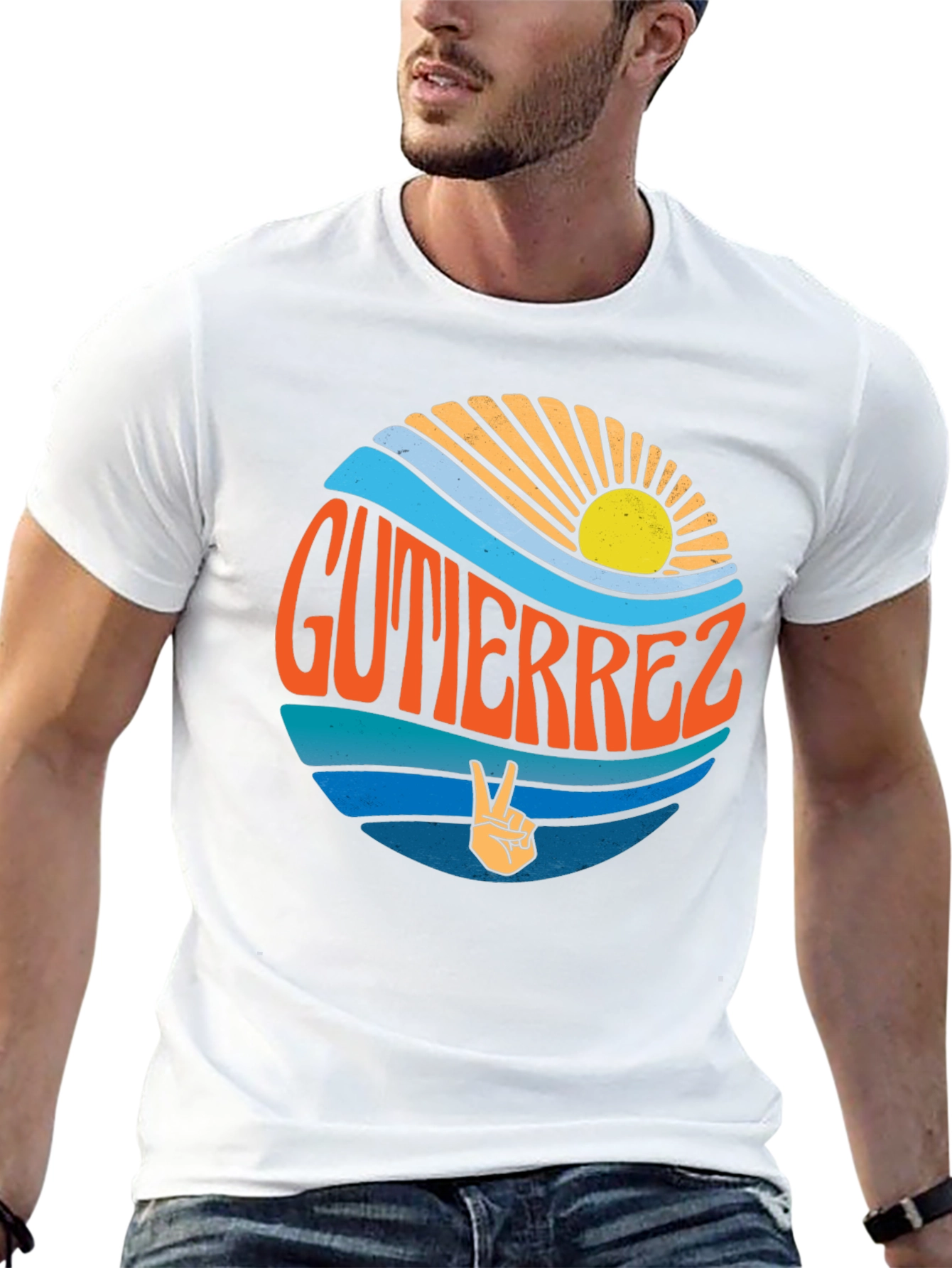 Gutierrez Retro Sunset T-Shirt