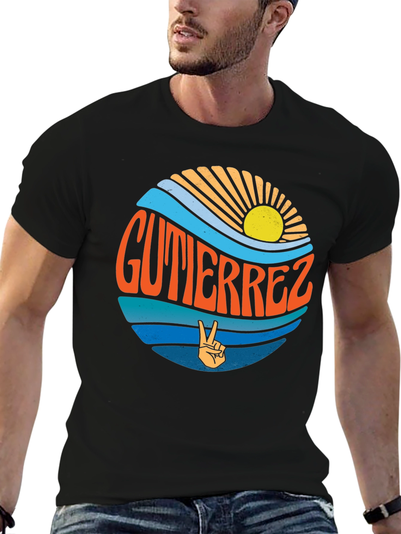 Gutierrez Retro Sunset T-Shirt