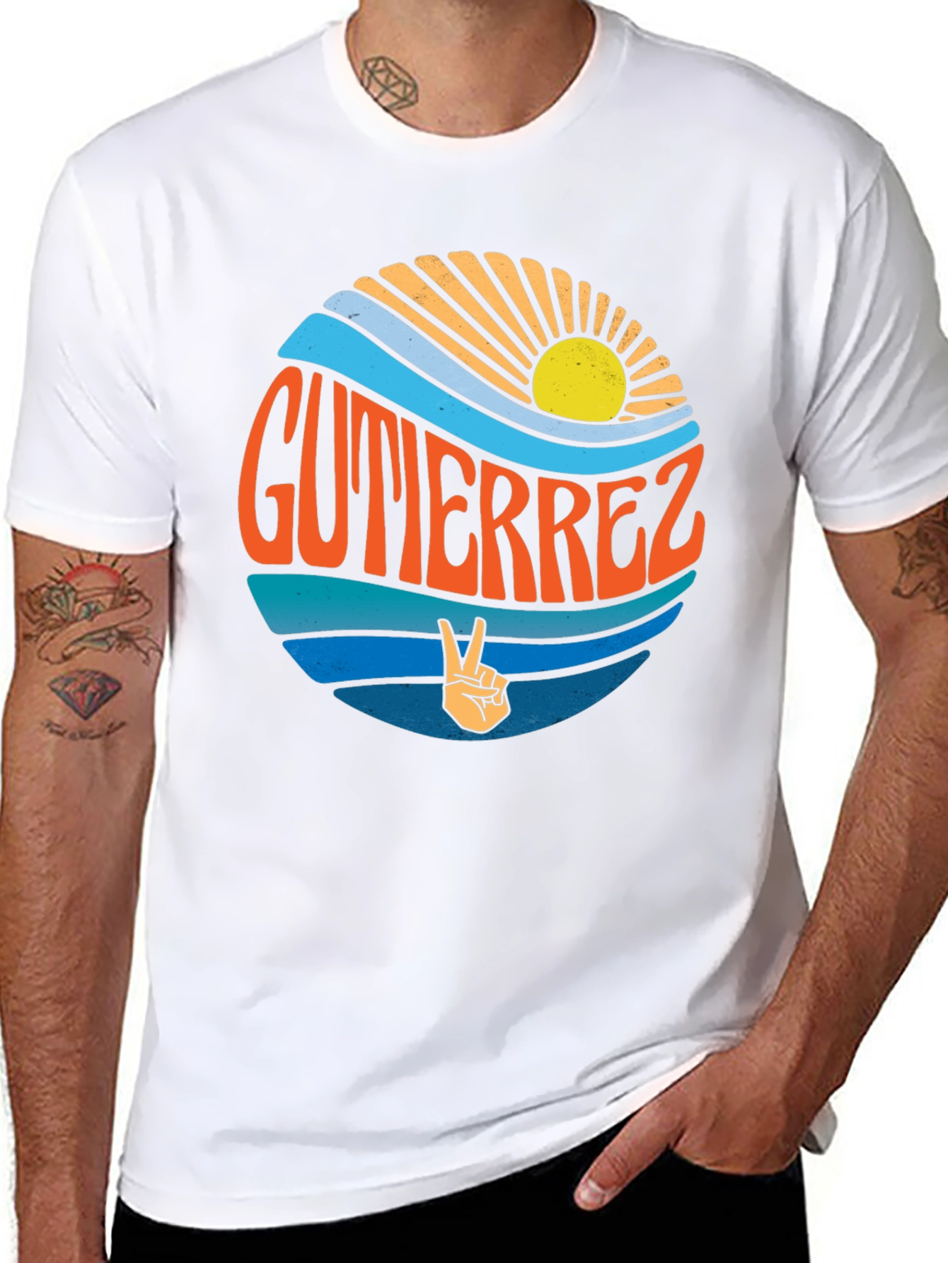 Gutierrez Retro Sunset T-Shirt