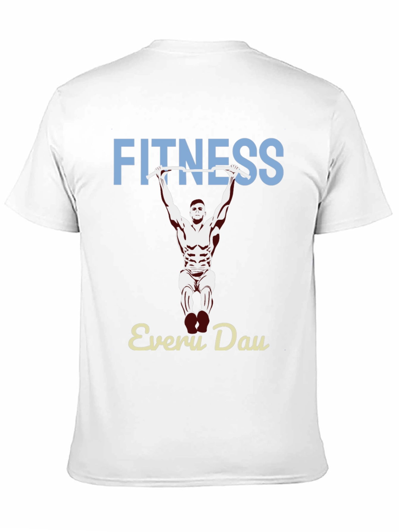Fitness Every Day Graphic Tee - Black