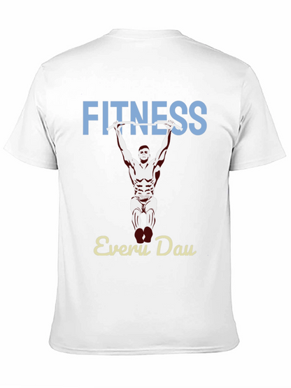 Fitness Every Day Graphic Tee - Black
