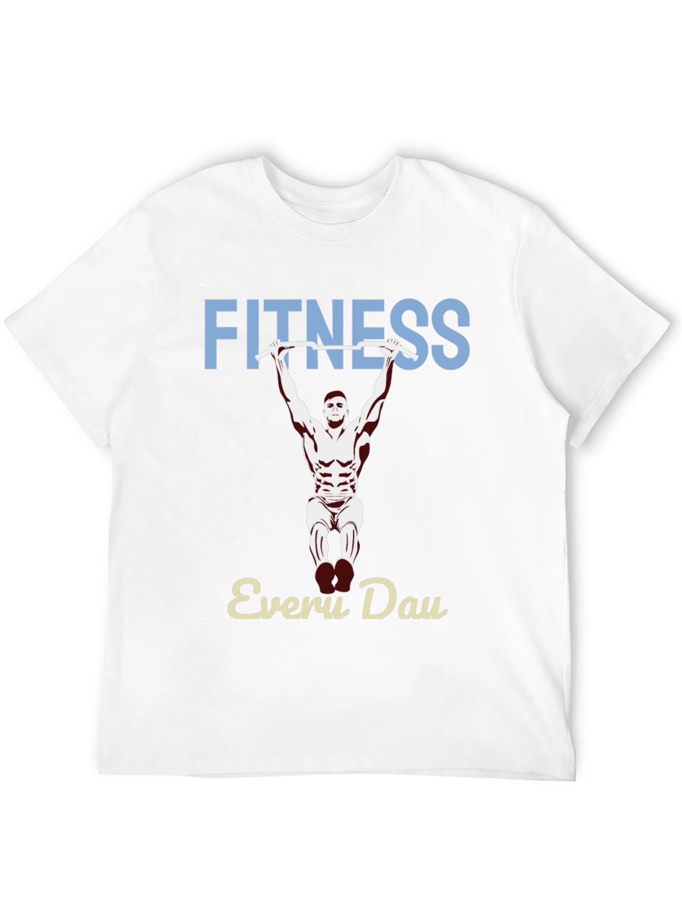 Fitness Every Day Graphic Tee - Black