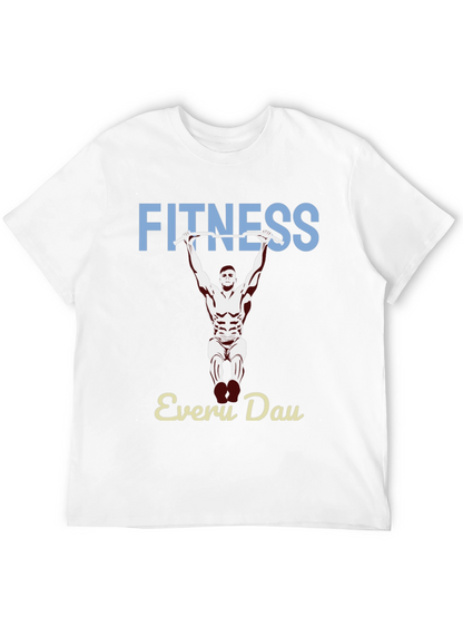 Fitness Every Day Graphic Tee - Black