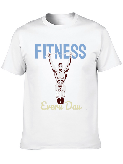 Fitness Every Day Graphic Tee - Black