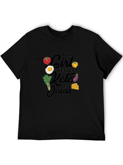 Keto & Jesus T-Shirt: This Girl Runs On...