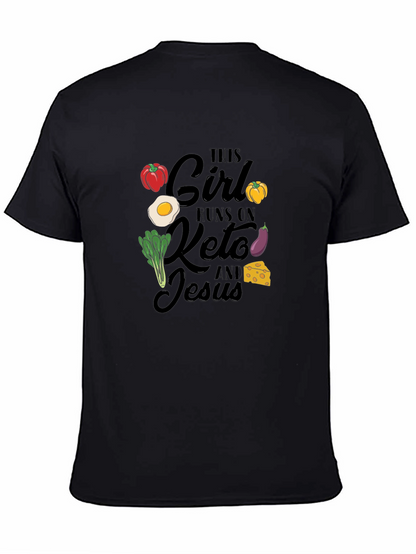 Keto & Jesus T-Shirt: This Girl Runs On...