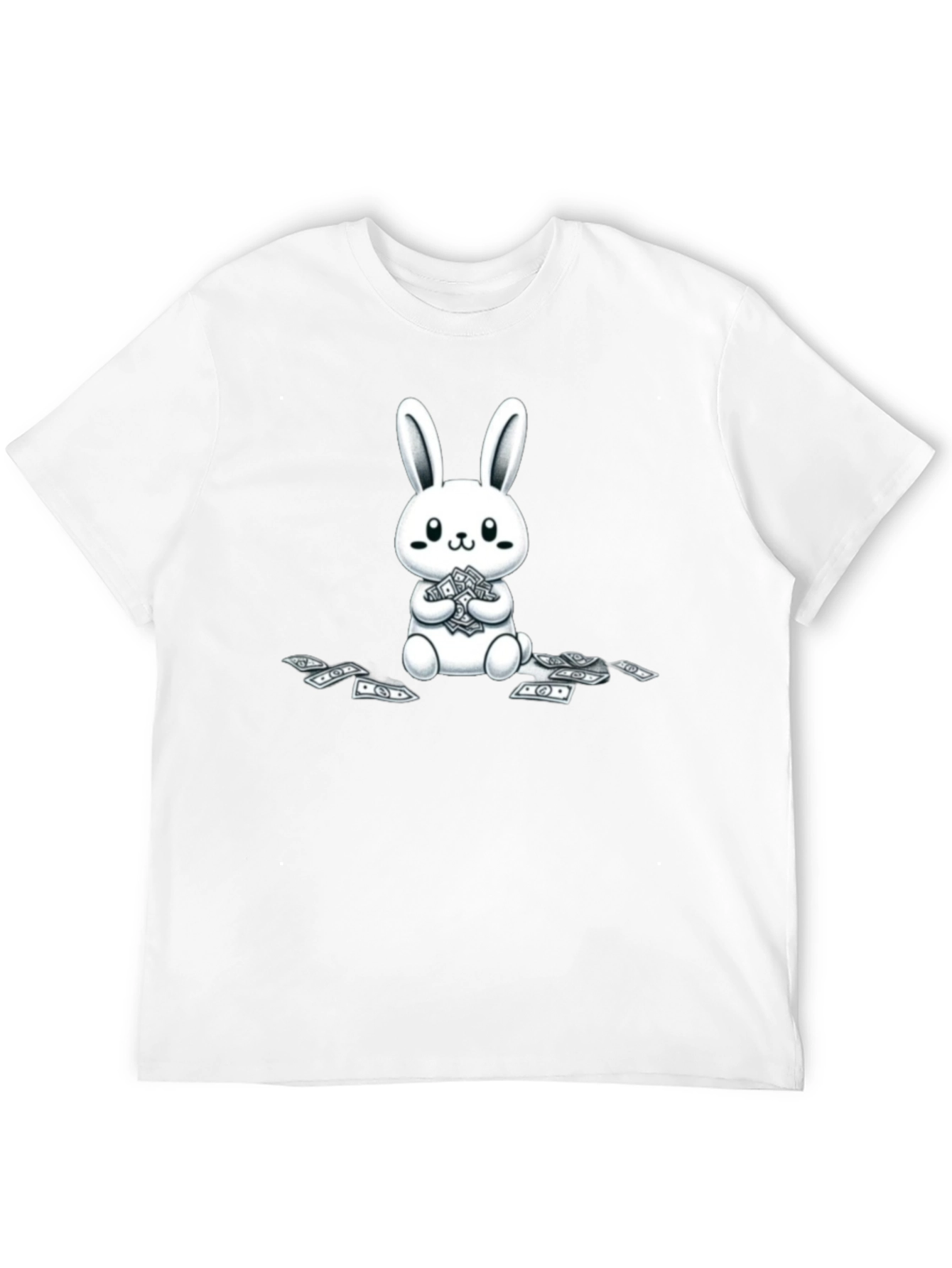 Bunny Money T-Shirt - Cute & Playful Design