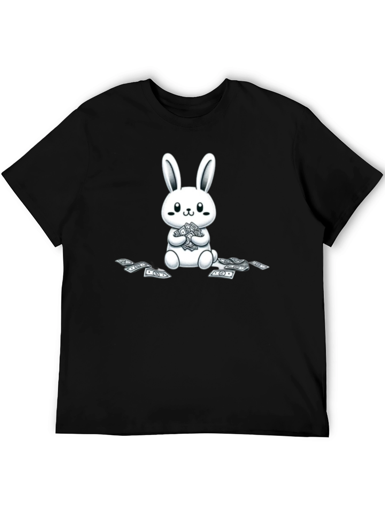 Bunny Money T-Shirt - Cute & Playful Design