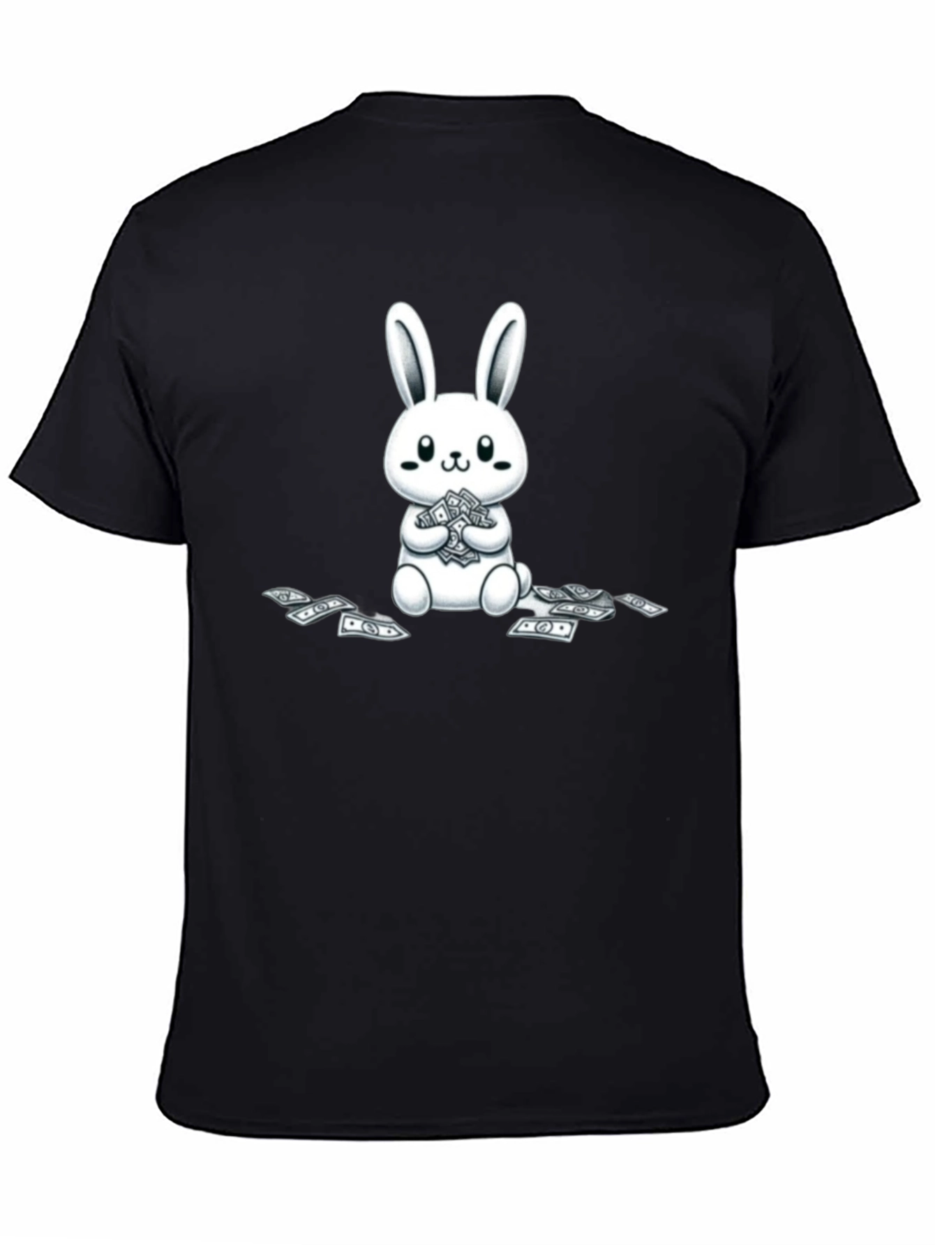 Bunny Money T-Shirt - Cute & Playful Design
