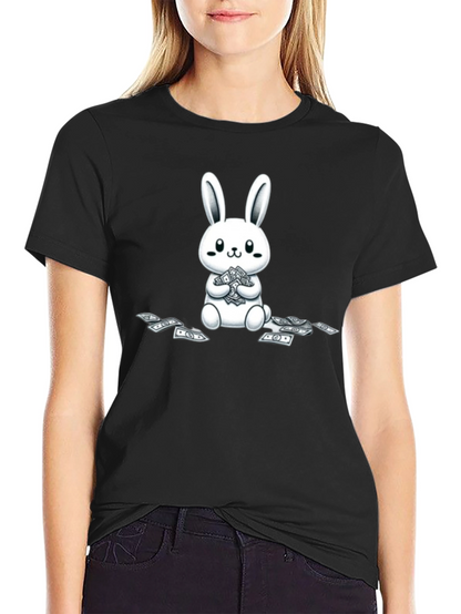 Bunny Money T-Shirt - Cute & Playful Design