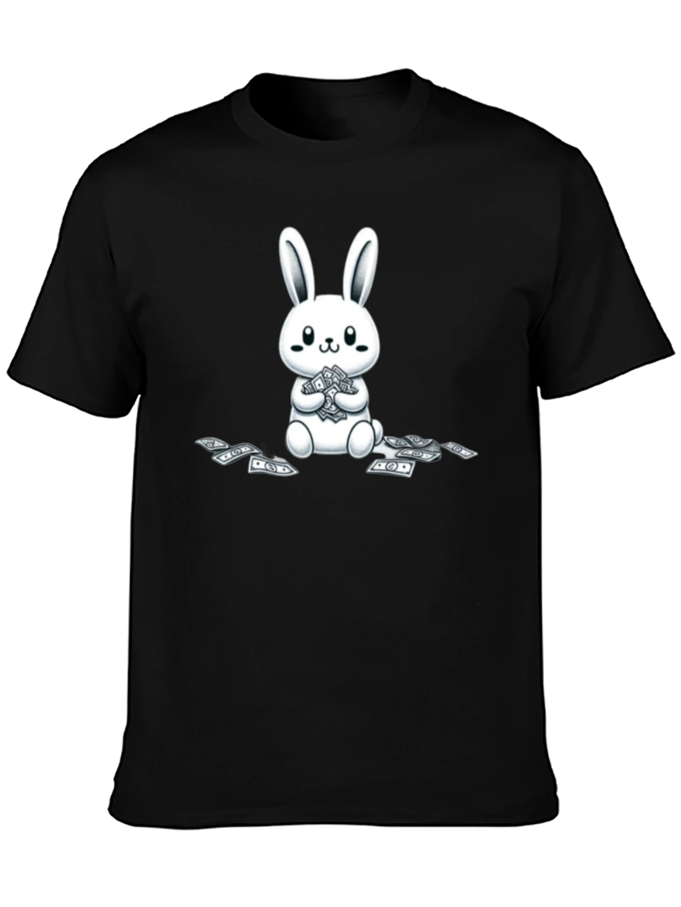 Bunny Money T-Shirt - Cute & Playful Design