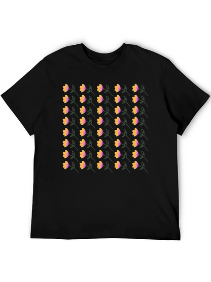 Floral Pattern T-Shirt