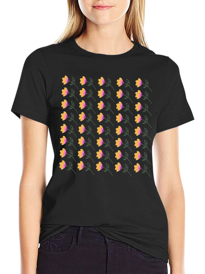 Floral Pattern T-Shirt