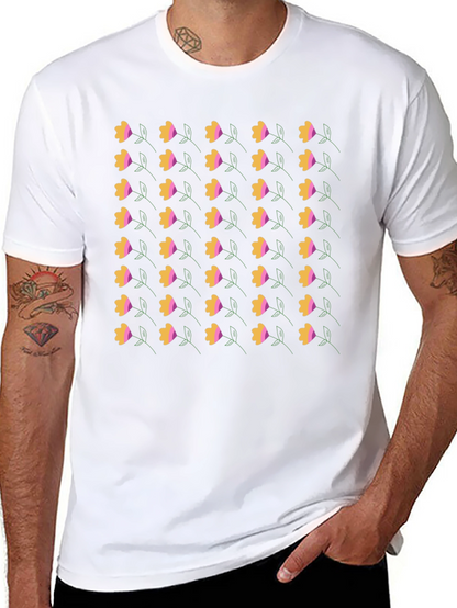 Floral Pattern T-Shirt