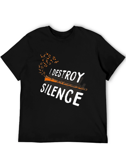 I Destroy Silence T-Shirt - Musicians Tee