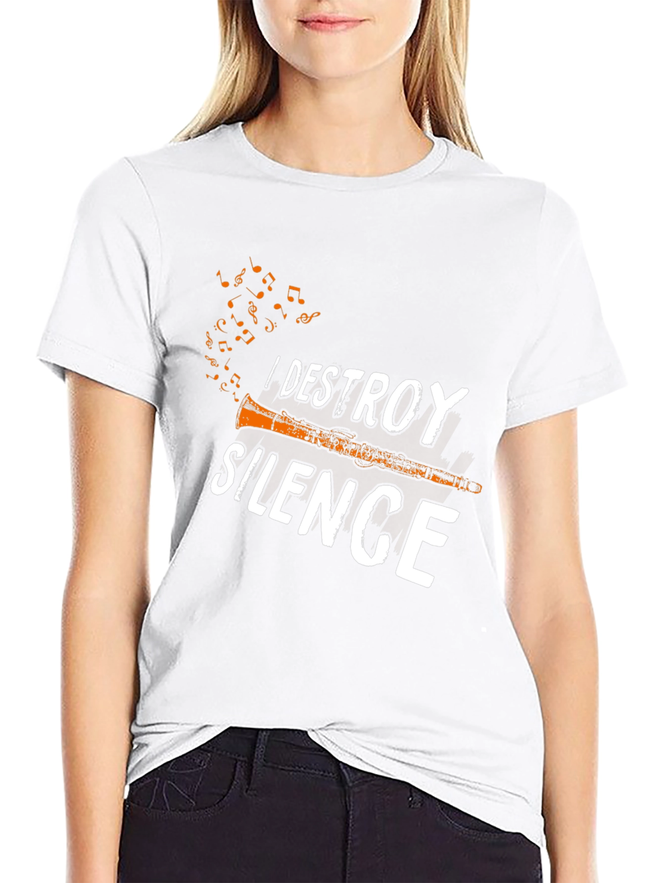 I Destroy Silence T-Shirt - Musicians Tee