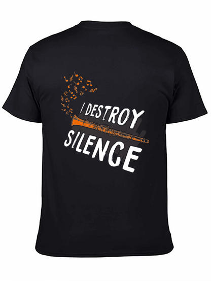 I Destroy Silence T-Shirt - Musicians Tee