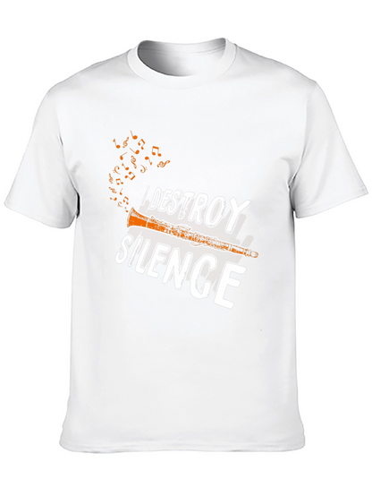 I Destroy Silence T-Shirt - Musicians Tee