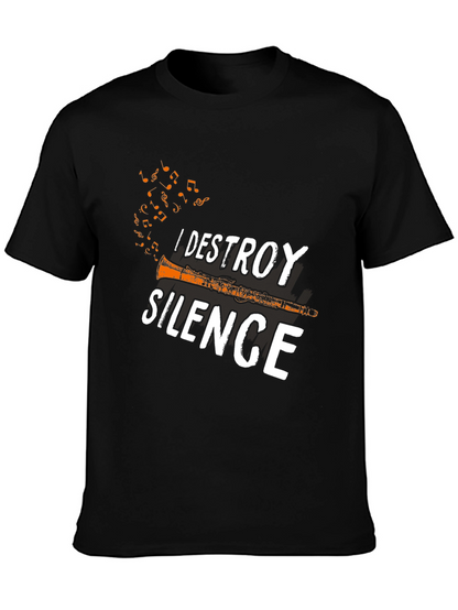 I Destroy Silence T-Shirt - Musicians Tee