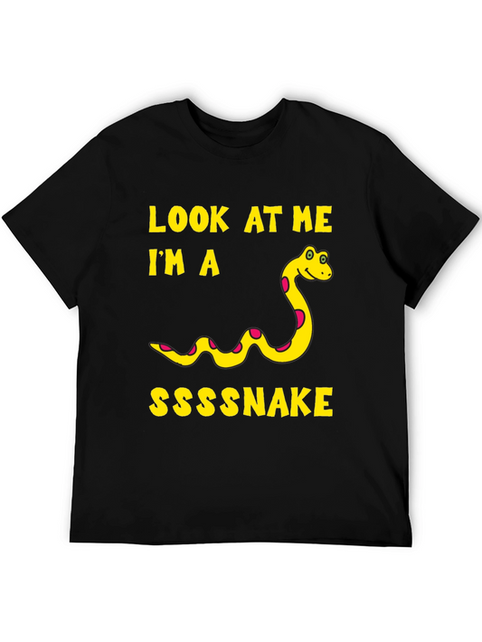 Look at Me Im a Ssssnake T-Shirt Funny Graphic Tee