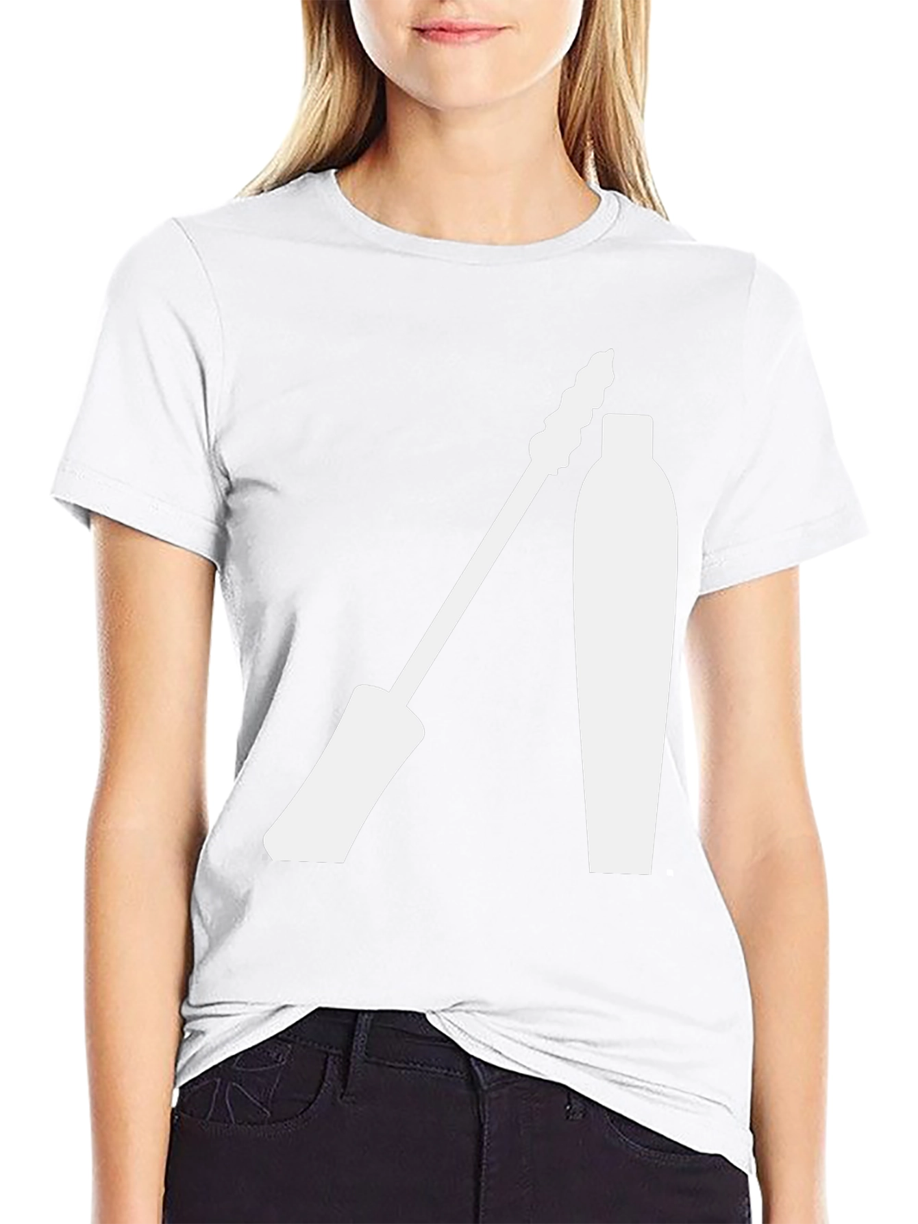 Makeup Lovers T-Shirt - Mascara Graphic Tee