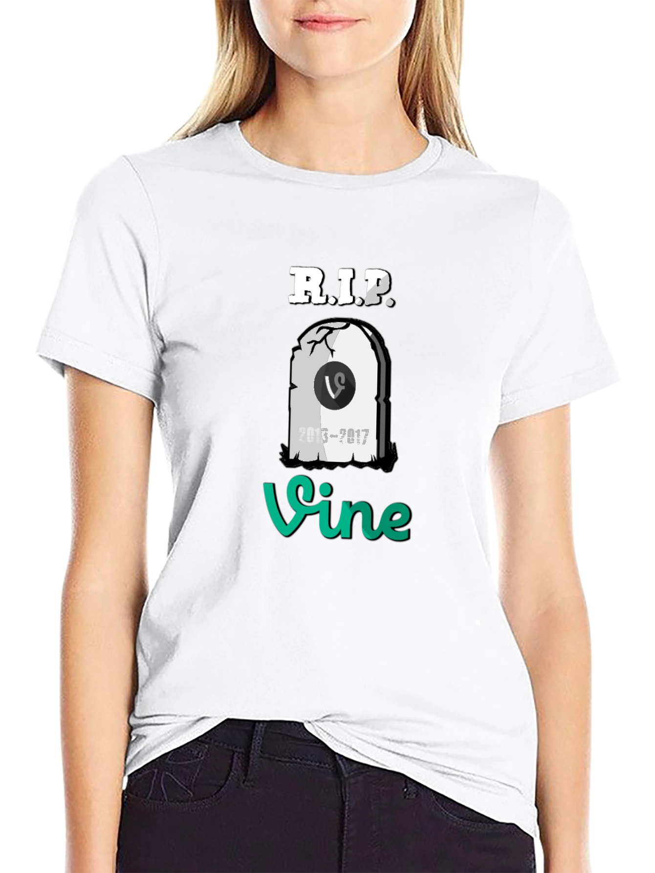 RIP Vine T-Shirt - Black Memorial Tee