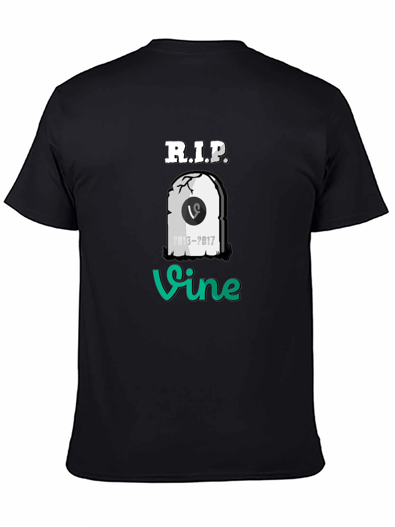 RIP Vine T-Shirt - Black Memorial Tee