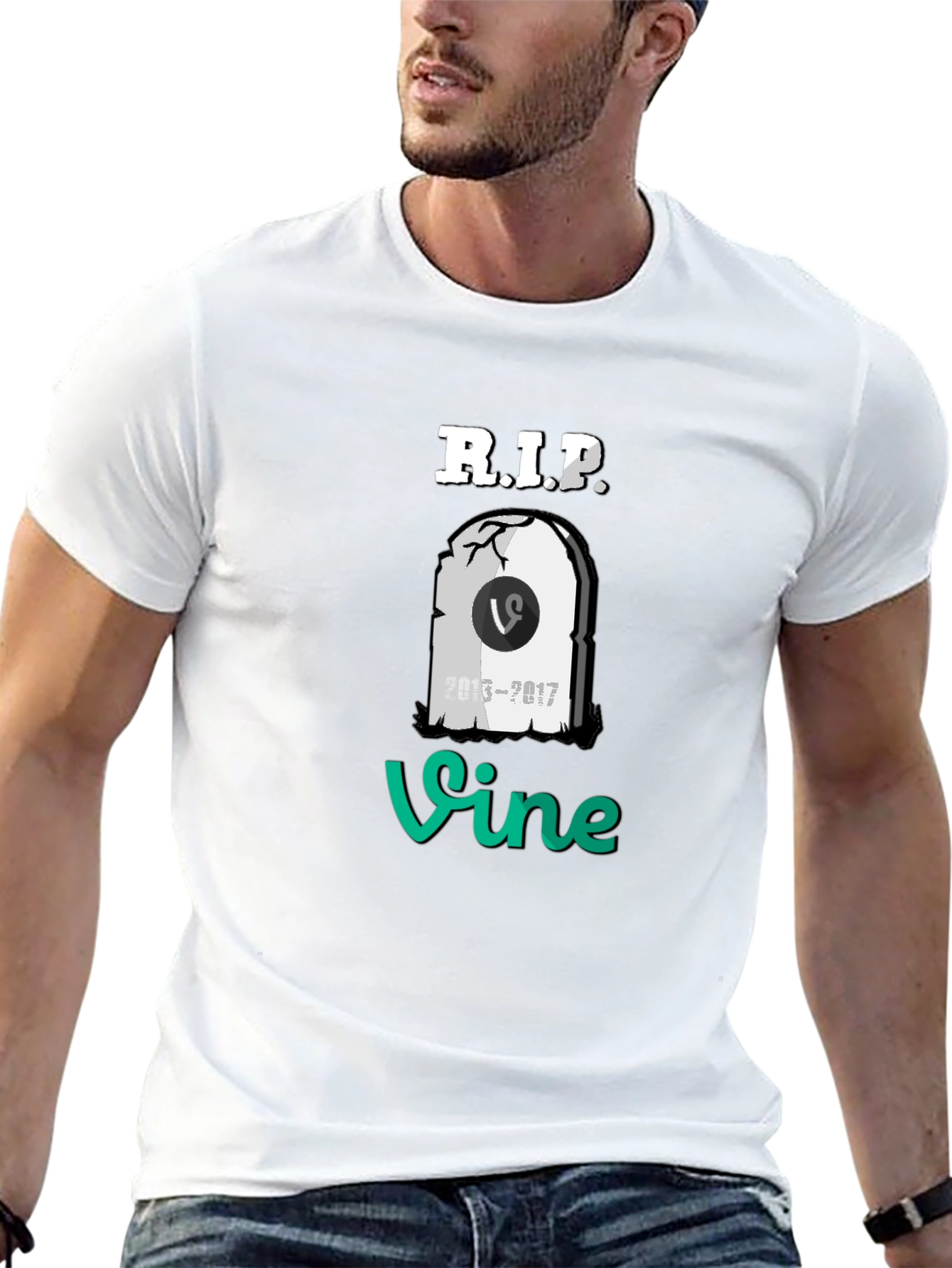 RIP Vine T-Shirt - Black Memorial Tee