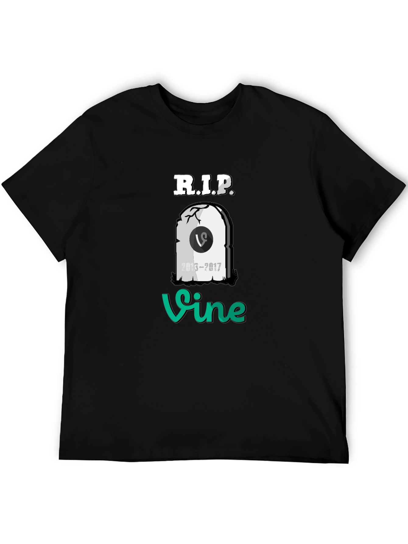 RIP Vine T-Shirt - Black Memorial Tee