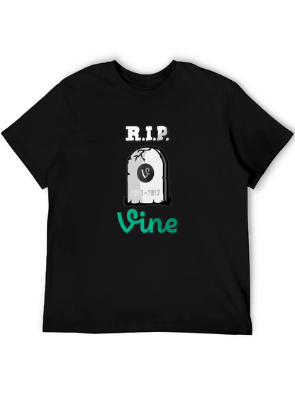 RIP Vine T-Shirt - Black Memorial Tee