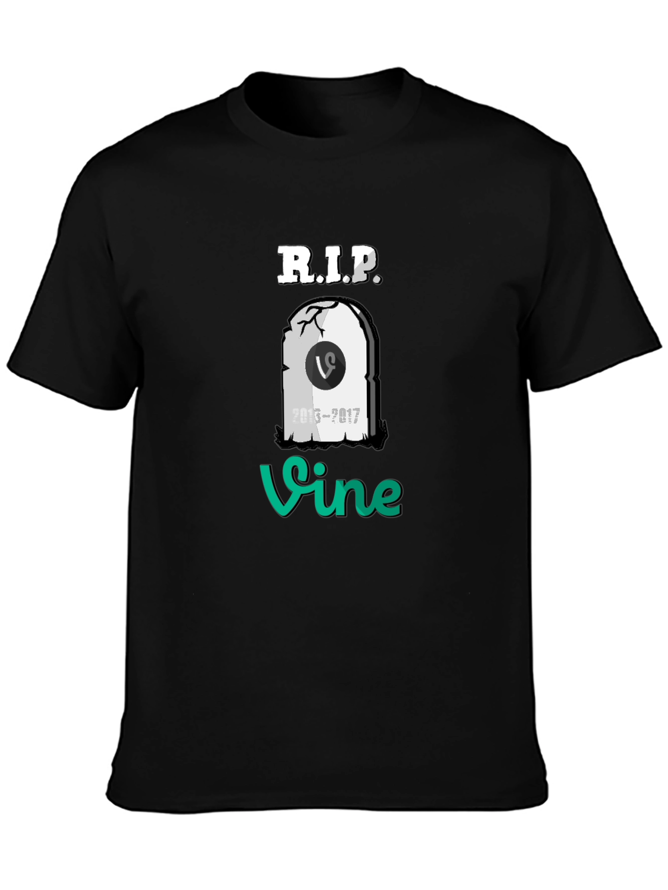 RIP Vine T-Shirt - Black Memorial Tee
