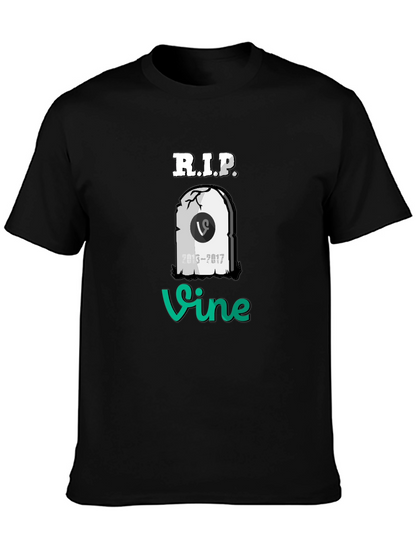 RIP Vine T-Shirt - Black Memorial Tee