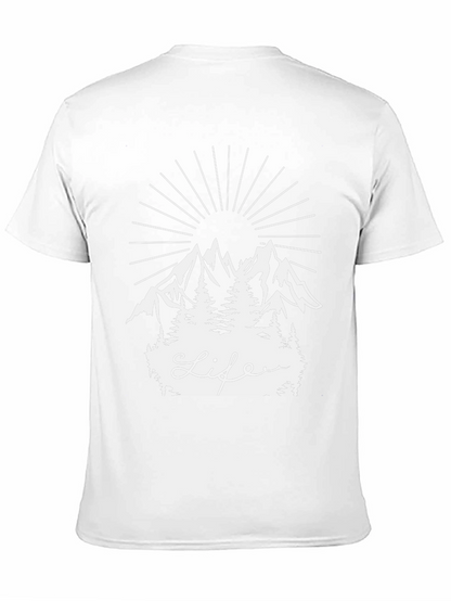 Nature Life Graphic Tee - Black