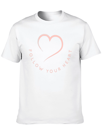 Follow Your Heart Graphic Tee - Black