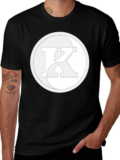 Yin Yang K Black T-Shirt