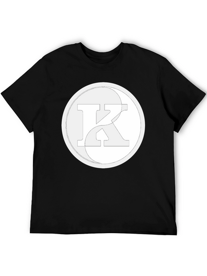 Yin Yang K Black T-Shirt