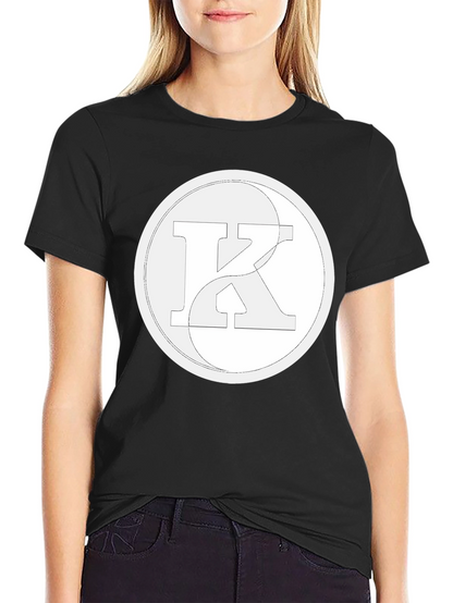Yin Yang K Black T-Shirt