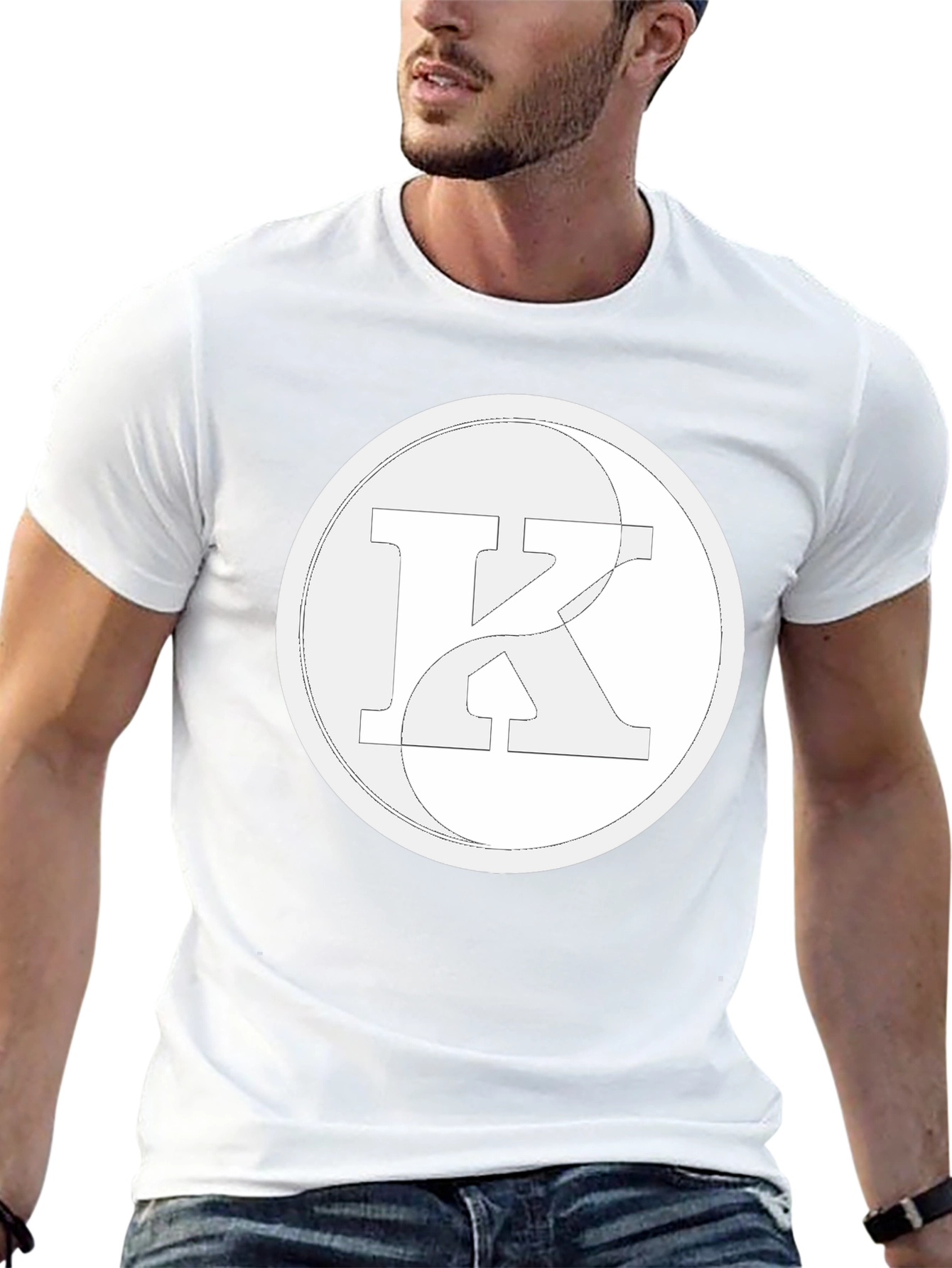 Yin Yang K Black T-Shirt