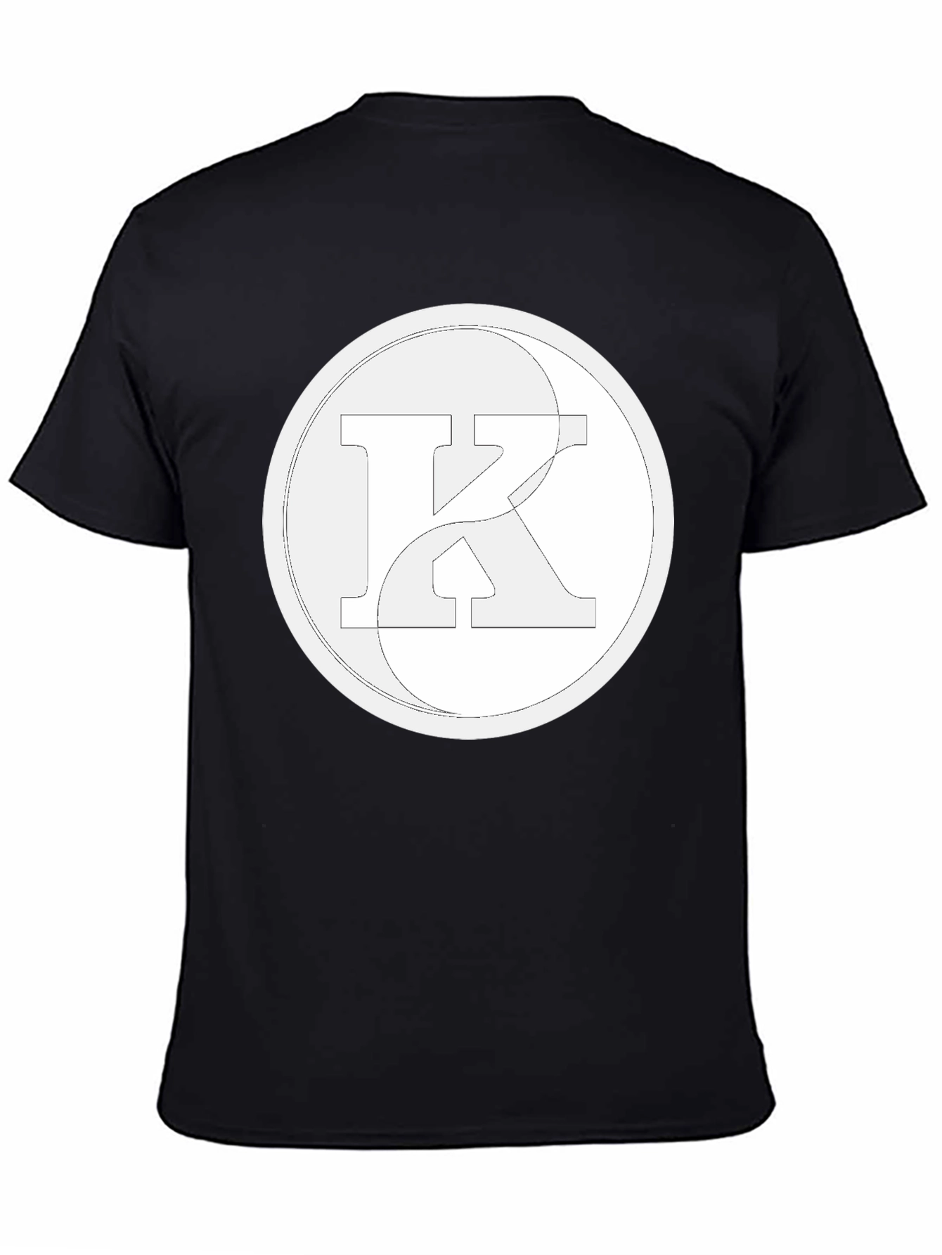 Yin Yang K Black T-Shirt
