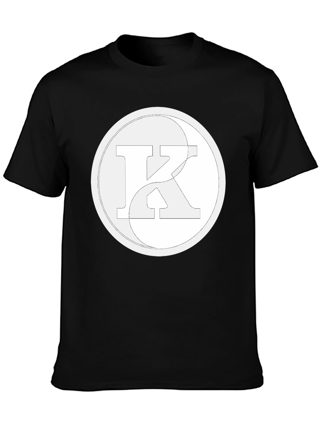 Yin Yang K Black T-Shirt